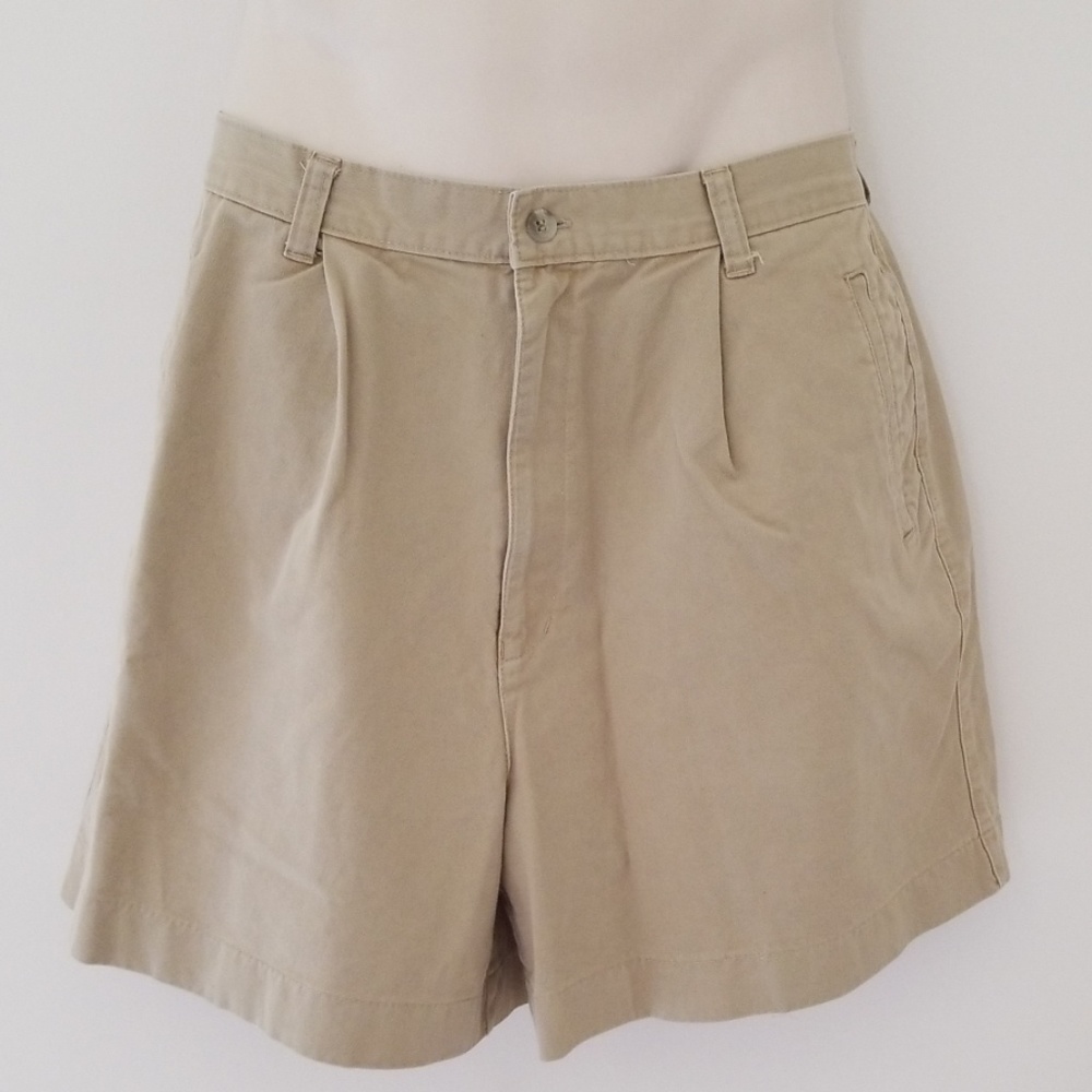 Maurices Khaki Womens Cotton Sport Shorts Size 14